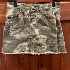 Justice camo skort